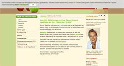 Desktop Screenshot of neue-roland-apotheke.de